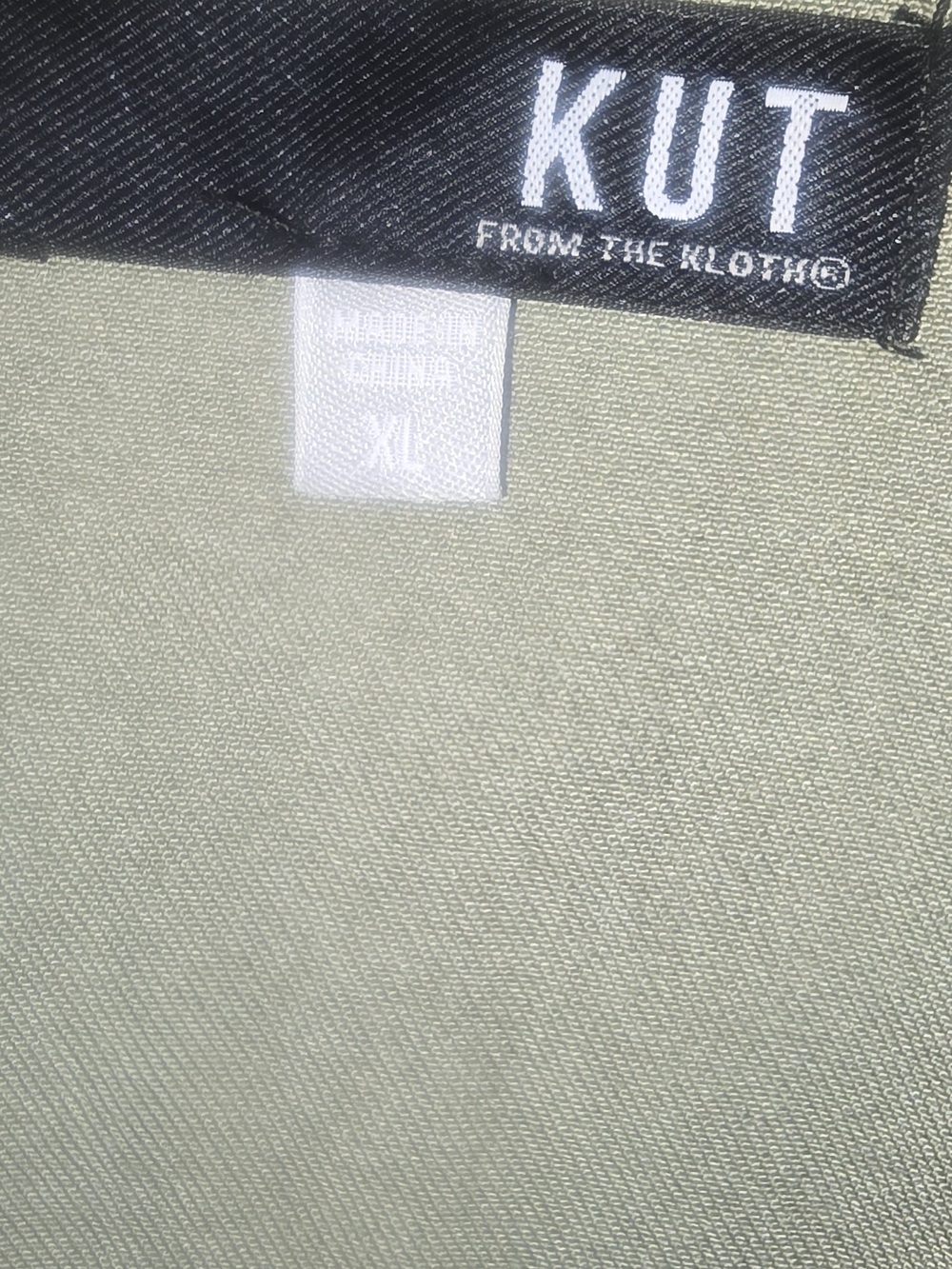 Kut from the Kloth Olive Green Utility Jacket - Picture 7 of 10